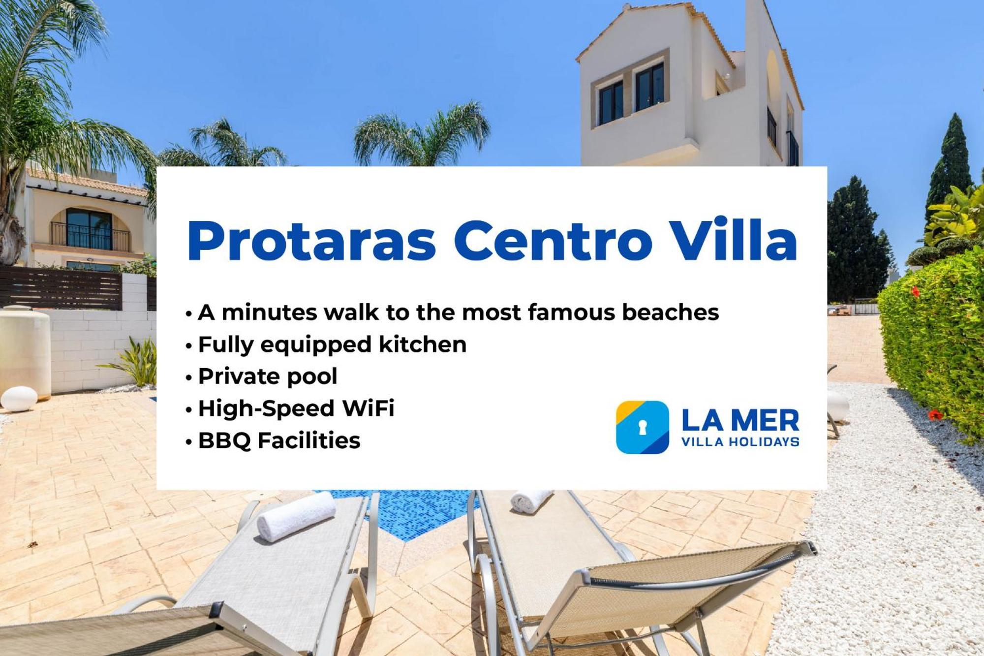 Protaras Centro Villa Bagian luar foto